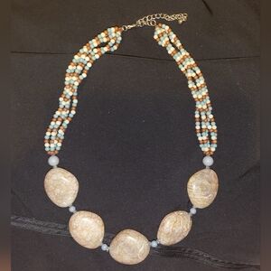 Bead & Stone Necklace